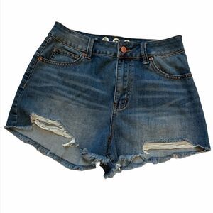 Rewash Denim and Shorts Super High Rise Wedge Vintage Reunion Junior Size 7